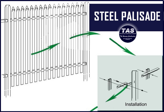 Palisade Steel Fencing security and access control products